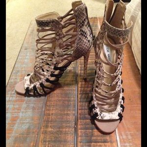 Steve Madden snakeskin stilettos